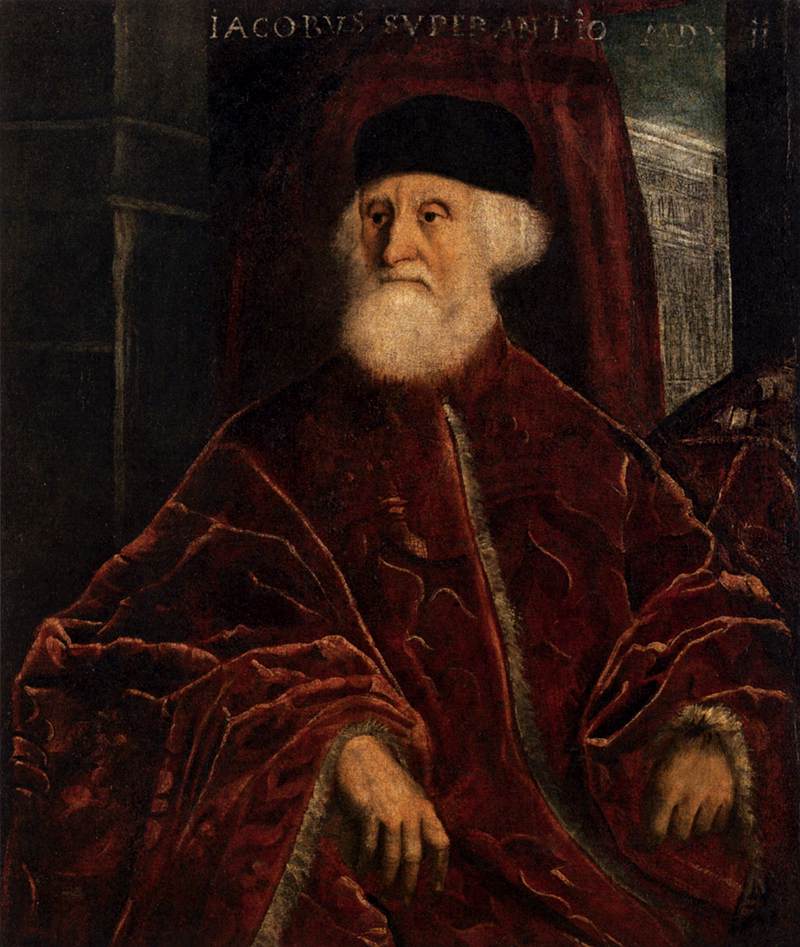 Portrait du procureur Jacopo Soranzo - Jacopo Tintoretto - Alpha Reproduction
