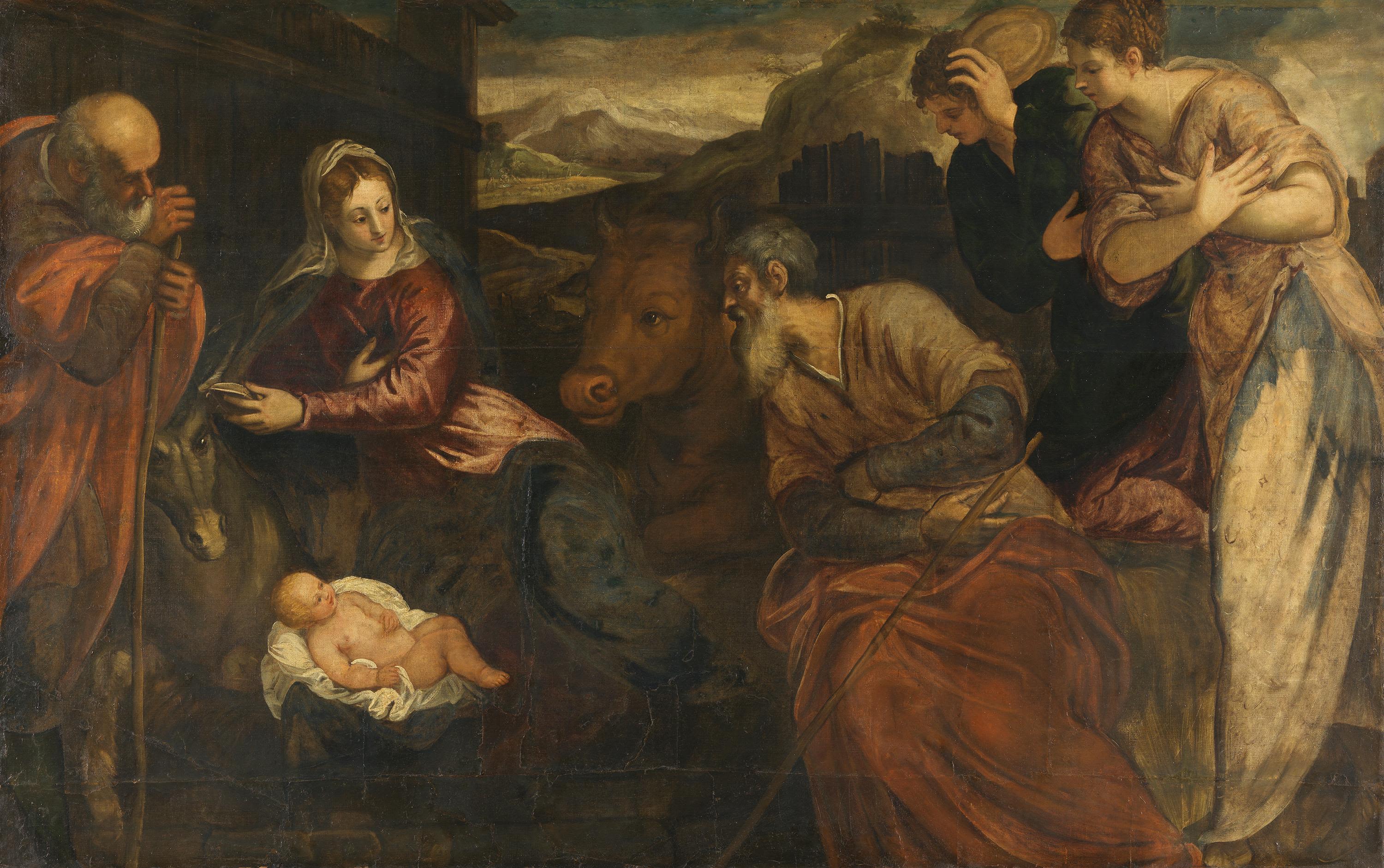 Adoration par les bergers - Jacopo Tintoretto - Alpha Reproduction
