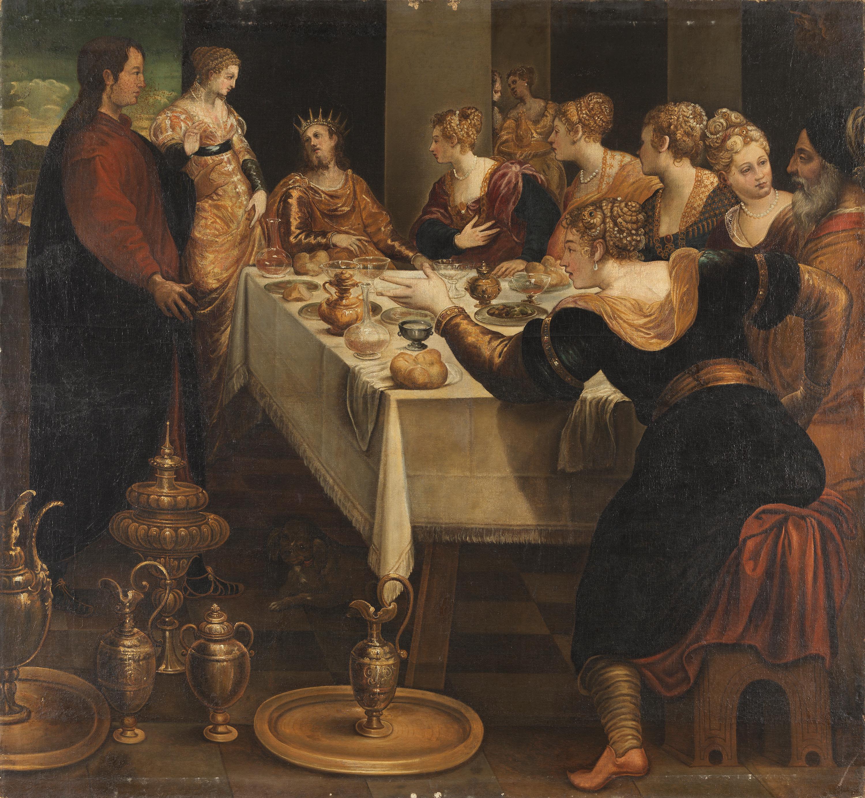 Daniel annonce à Belsazar la fin de son empire - Jacopo Tintoretto - Alpha Reproduction