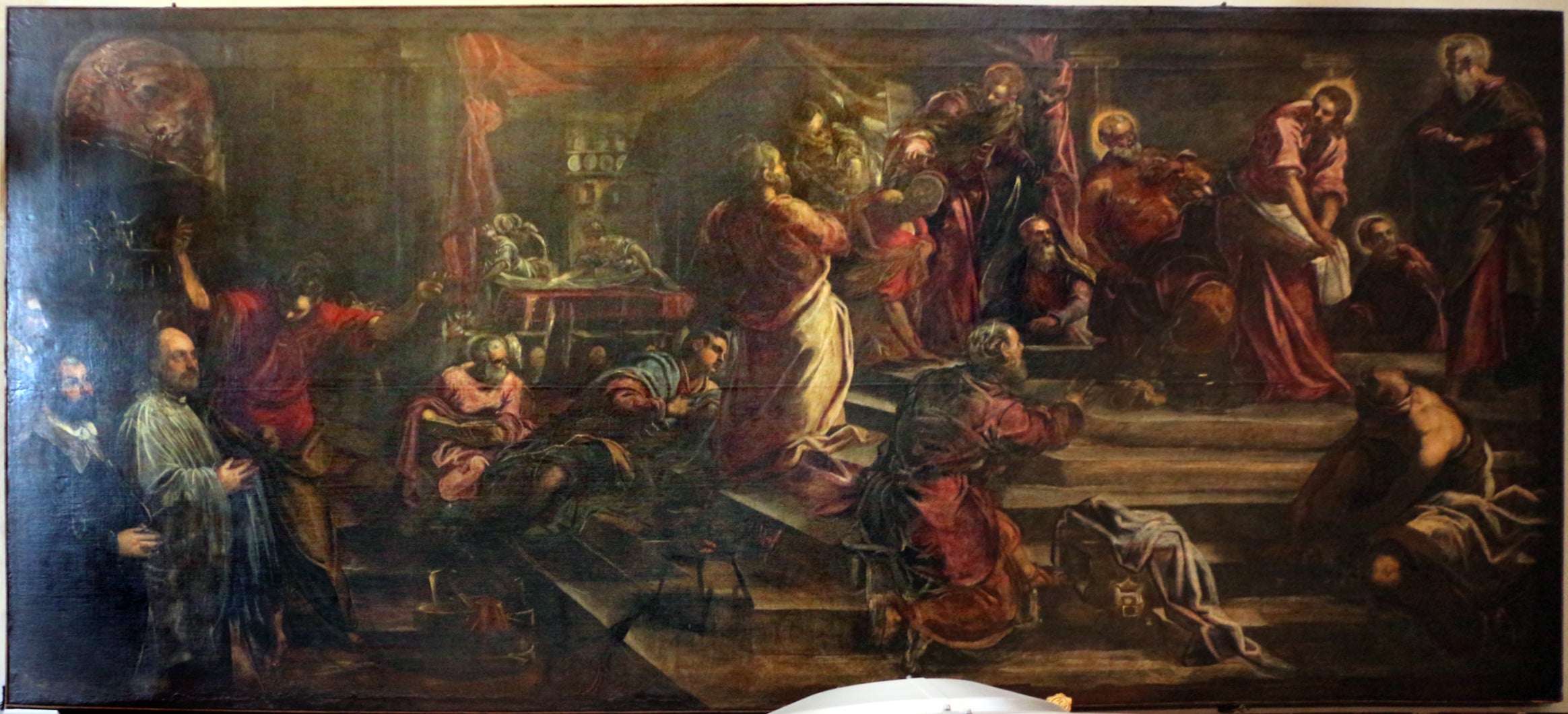 Le Christ lavant les pieds des disciples - Jacopo Tintoretto - Alpha Reproduction
