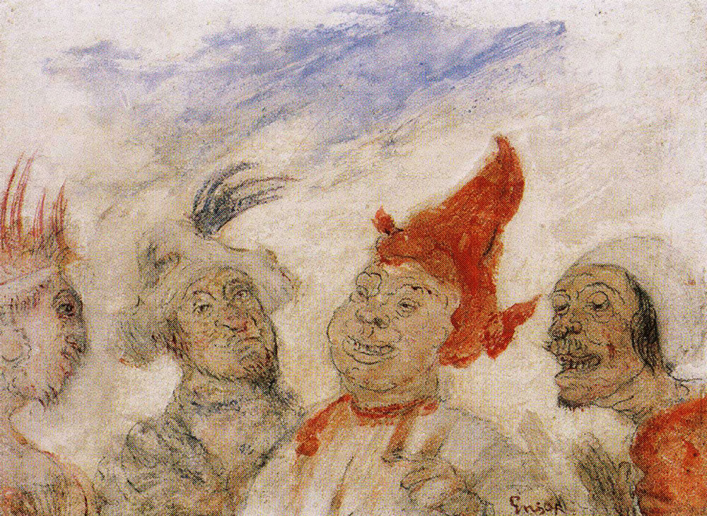 Gilles and Sauvage - James Ensor