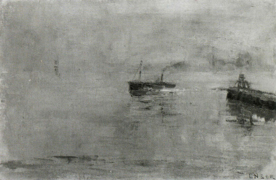 Pier with Streamer - James Ensor