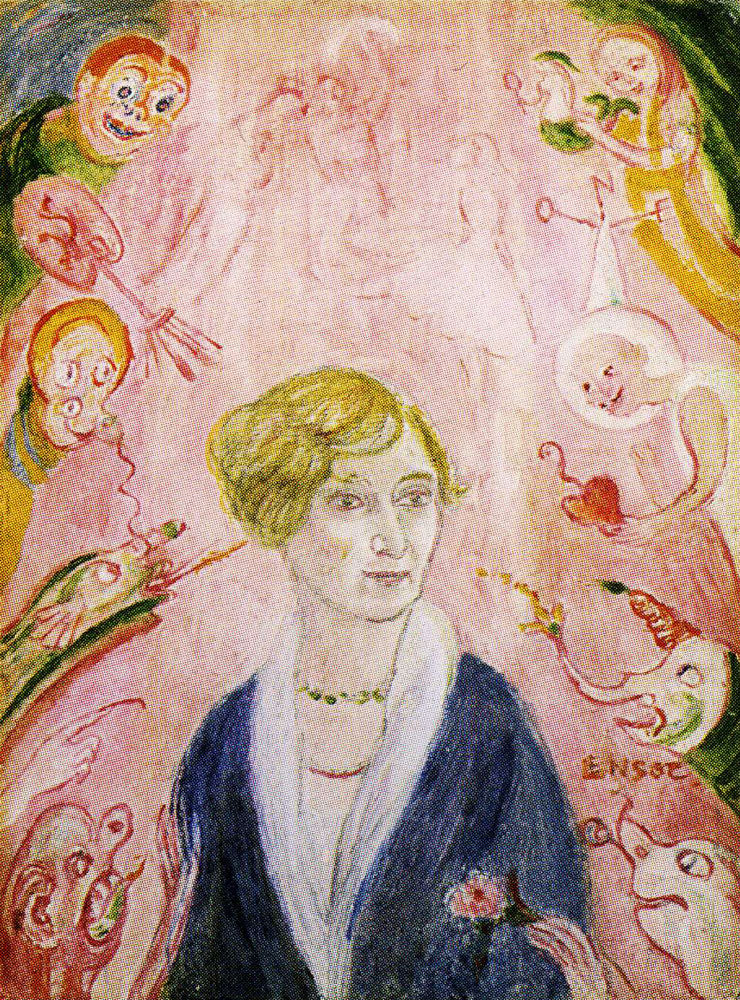 Portrait of Augusta Boogaerts - James Ensor