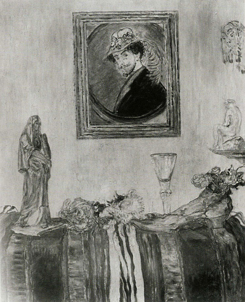 Still Life with Self-Portrait with Flowered Hat - James Ensor