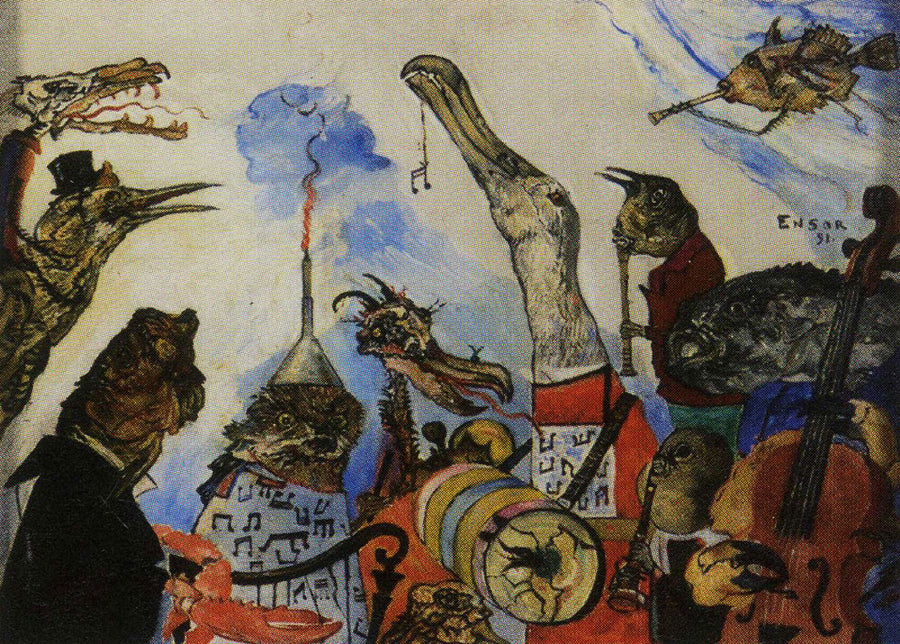 The Frightful Musicians - James Ensor