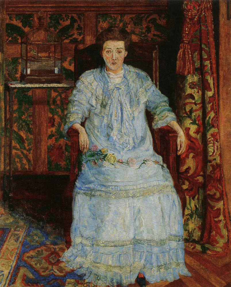 The Lady in Blue - James Ensor