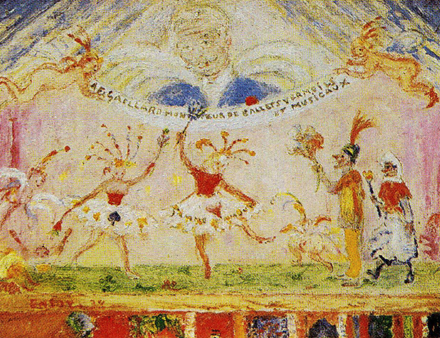 To F. Gaillard Impresario of Vermilion and Musical Ballets - James Ensor