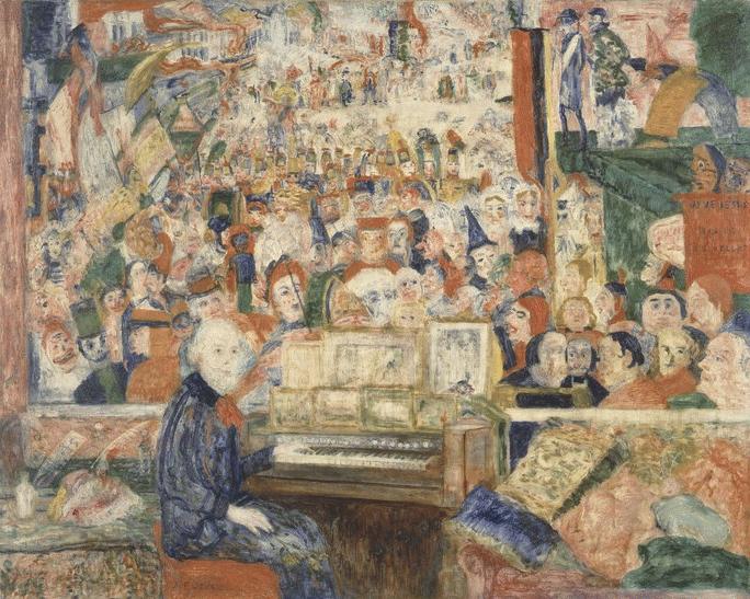 Ensor at the Harmonium (1933) - James Ensor