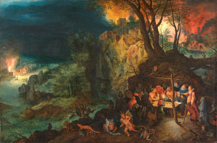 La tentation de saint Antoine l'abbé - Jan Brueghel le Jeune