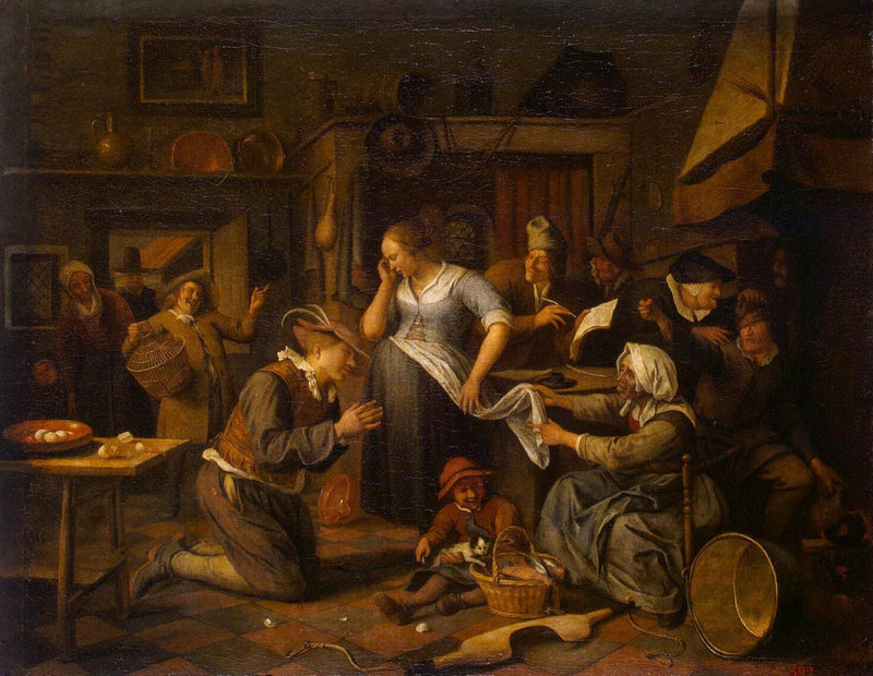 Contrat de mariage - Jan Steen