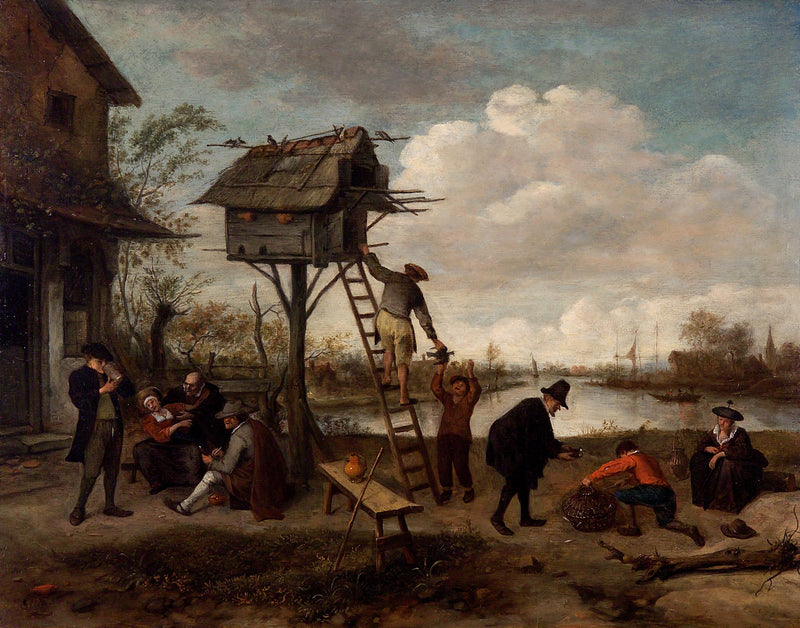Le pigeonnier - Jan Steen