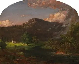 Tourn Mountain siège social de Washington comté de Rockland New York - Jasper Francis Cropsey - Alpha Reproduction