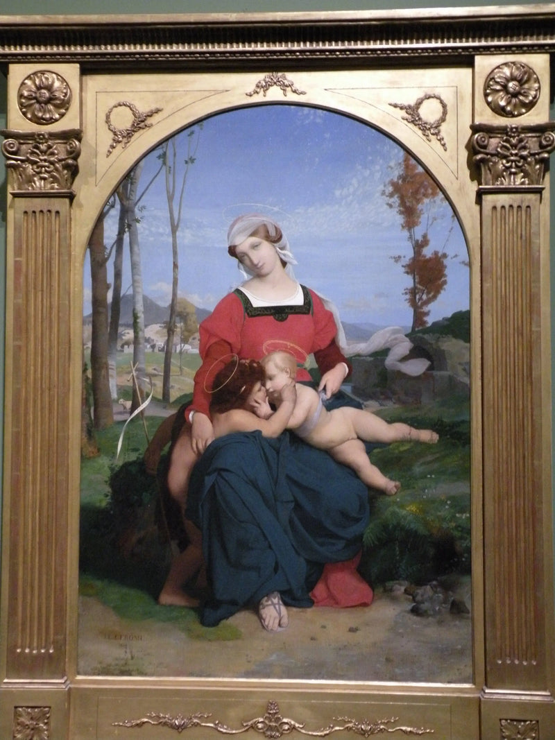 العذراء، الطفل يسوع والقديس يوحنا - جان-ليون جيروم