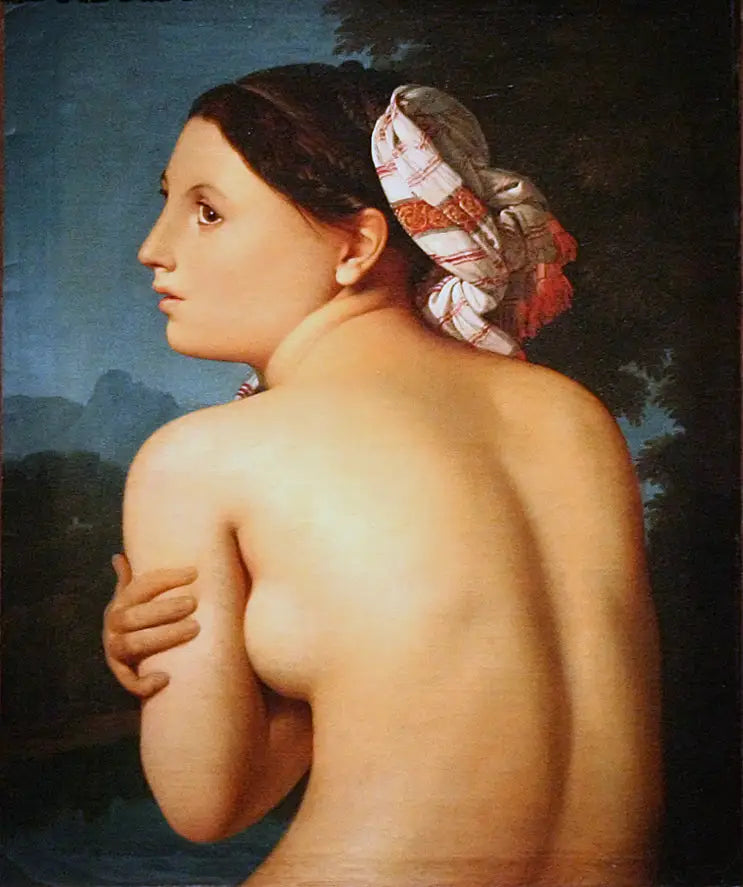 La Baigneuse à mi-corps - Jean-Auguste-Dominique Ingres - Alpha Reproduction
