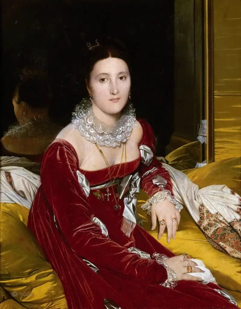 Portrait de Madame de Senonnes - Jean-Auguste-Dominique Ingres - Alpha Reproduction