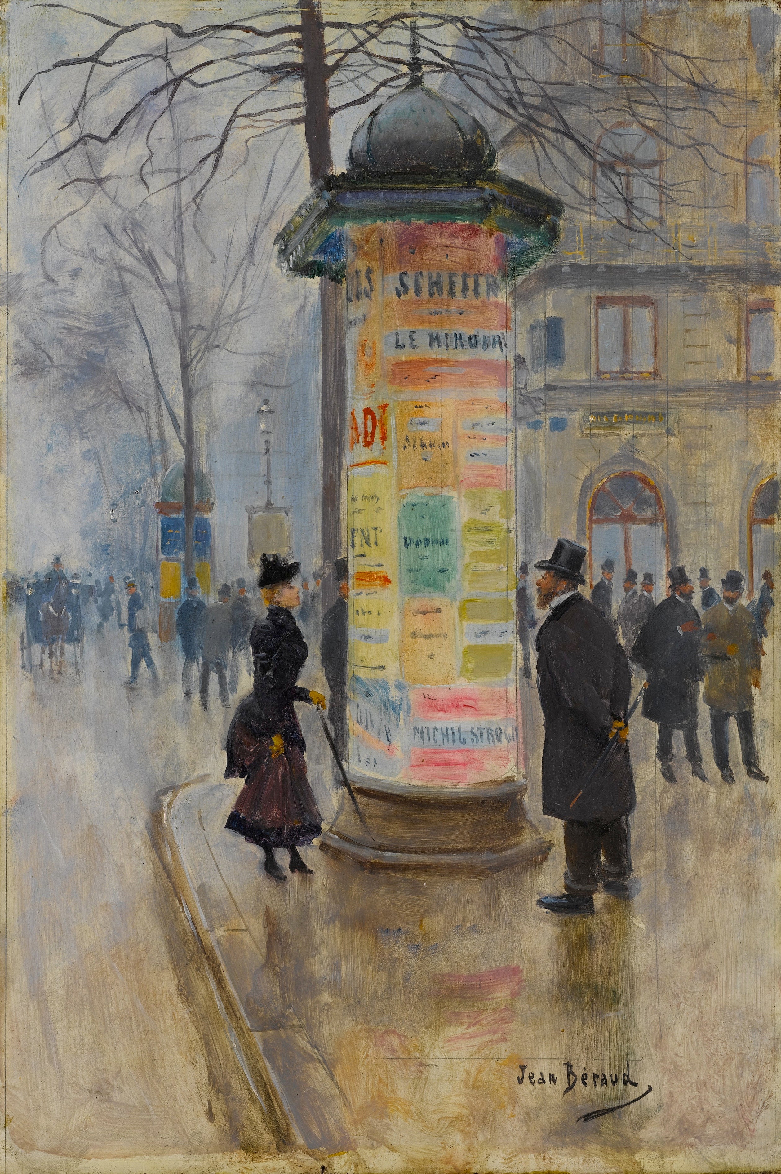 Scène de rue parisienne - Jean Béraud