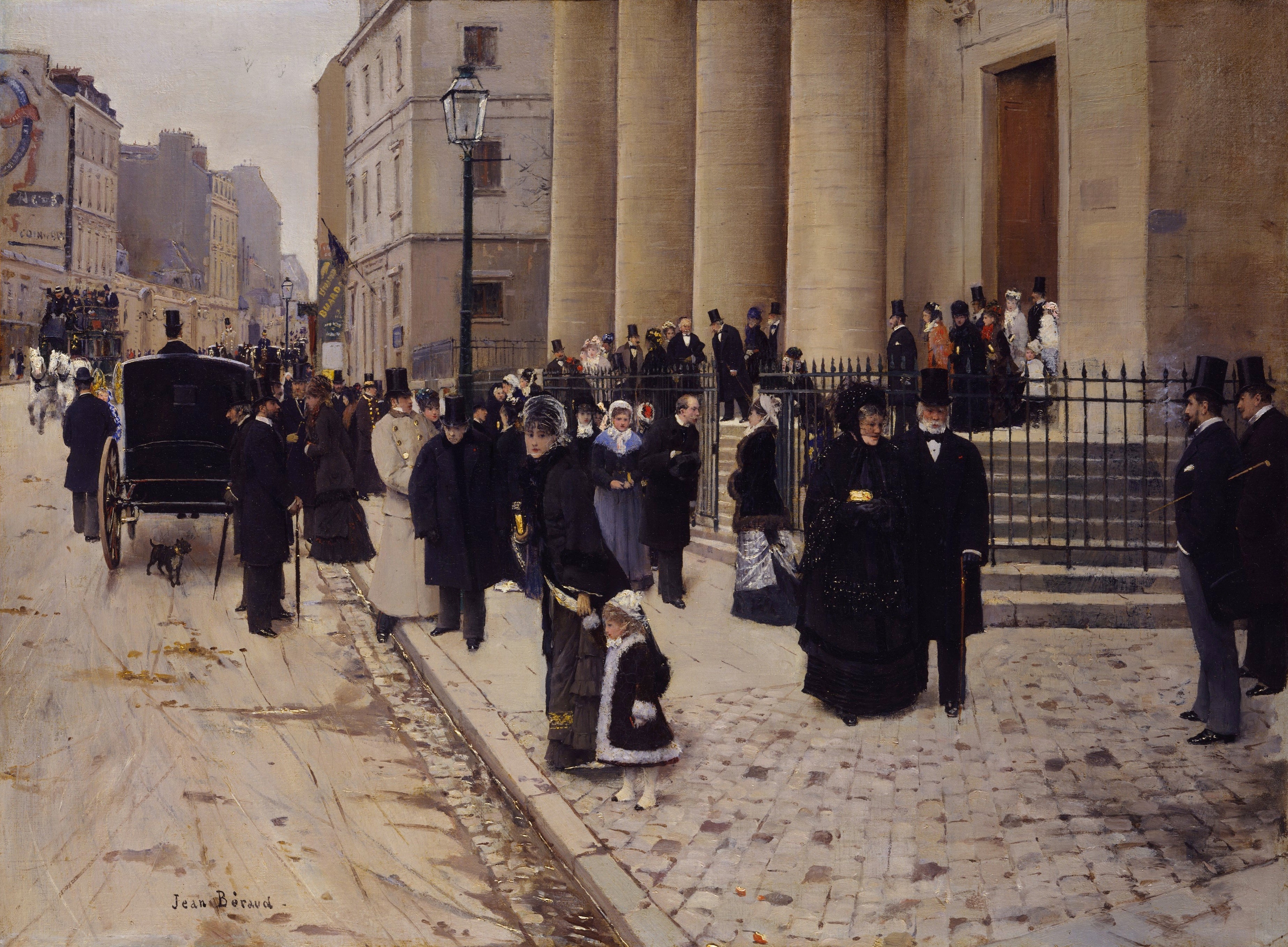 Le dimanche, près de Saint-Philippe-du-Roule - Jean Béraud