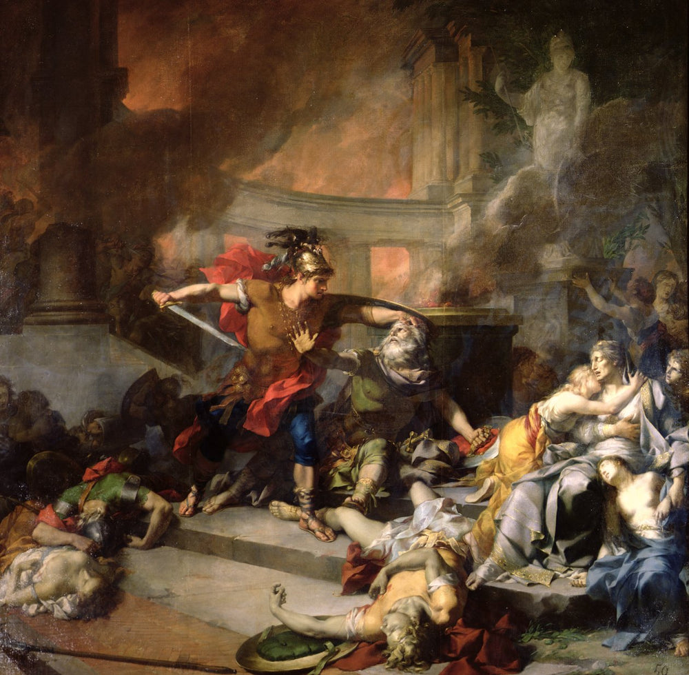 Mort de Priam - Jean-Baptiste Regnault