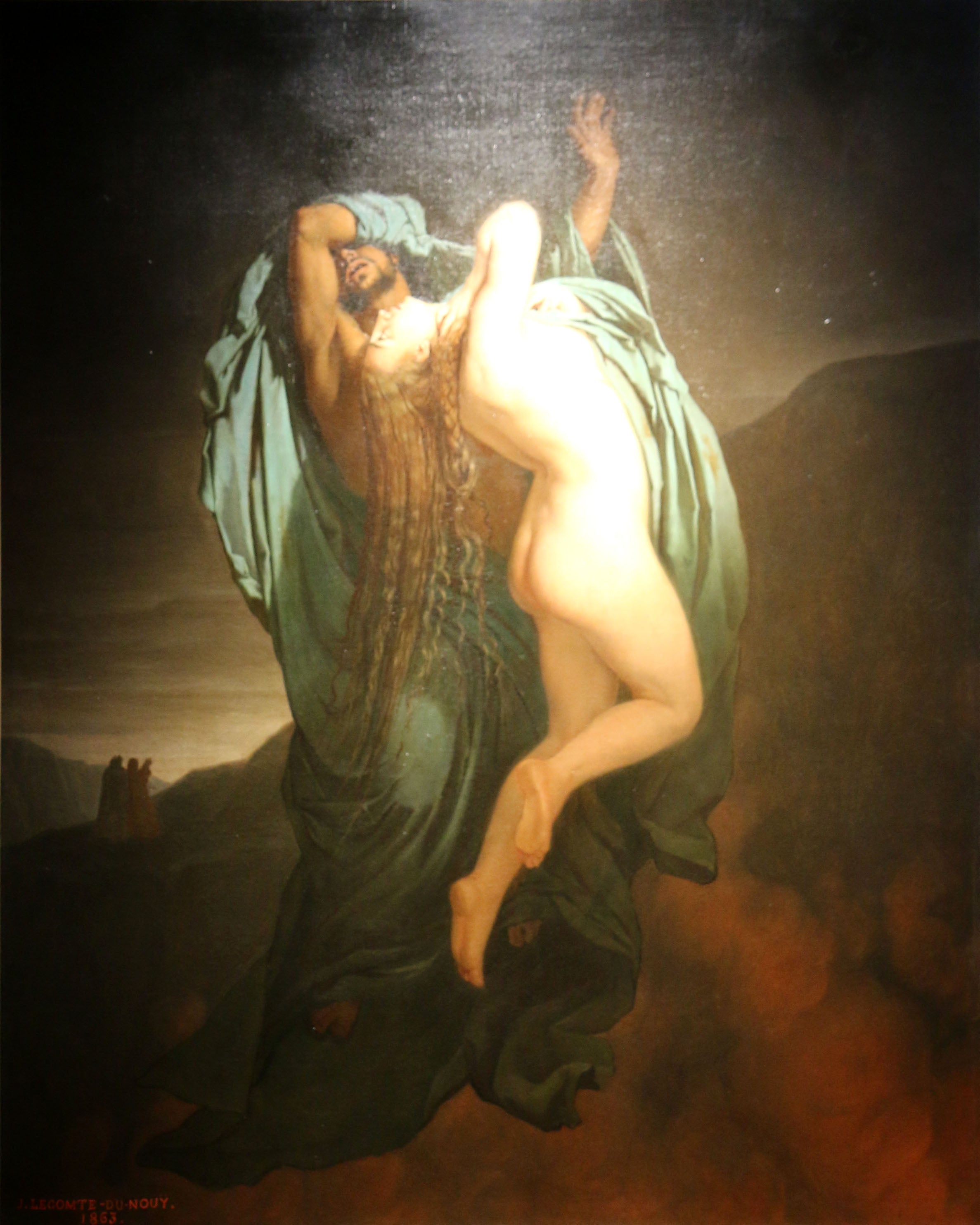 Françoise de Rimini aux enfers - Jean-Jules-Antoine Lecomte du Nouÿ