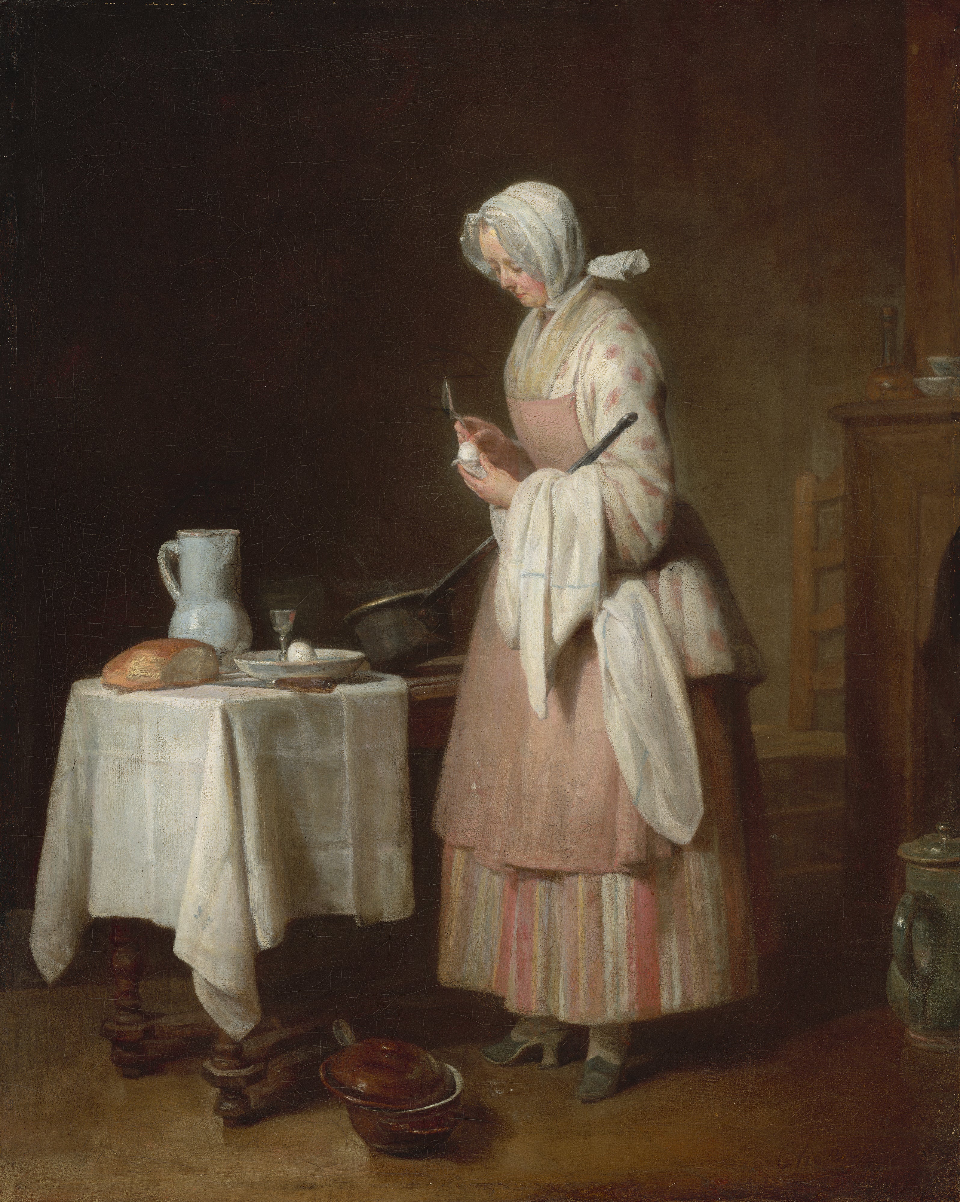 La Garde attentive - Jean Siméon Chardin
