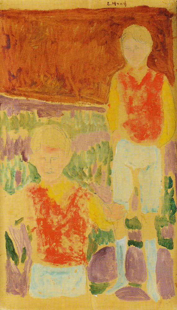 Reproduction du tableau « Johan Martin et Sten Stenersen - Edvard Munch » par Alpha Reproduction en peinture à l’huile