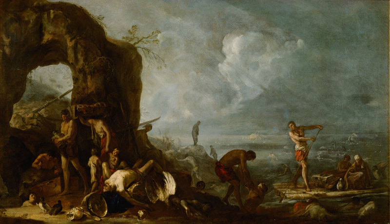 Inondation - Johann Heinrich Schönfeld