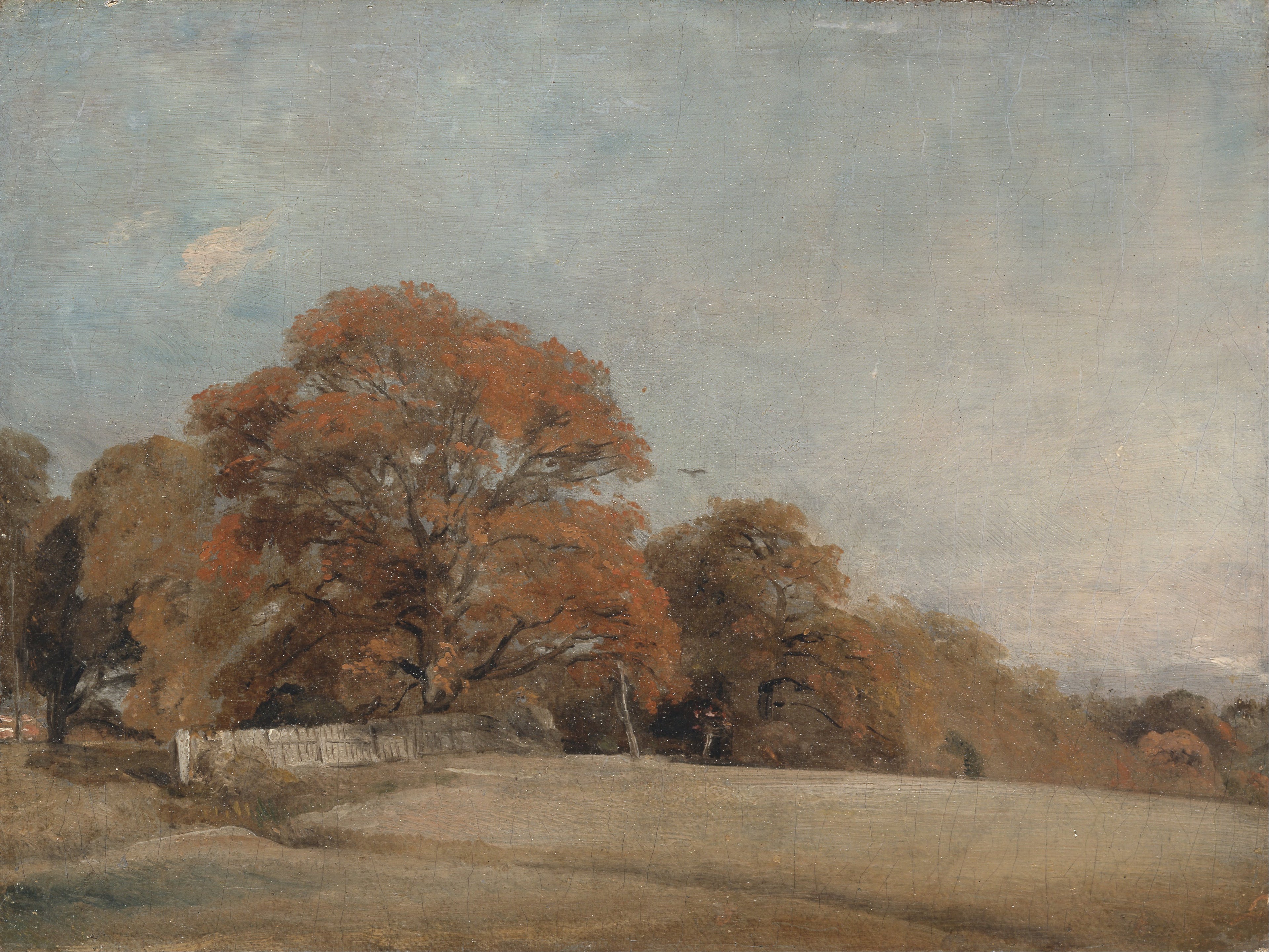 Un paysage automnal à East Bergholt - John Constable