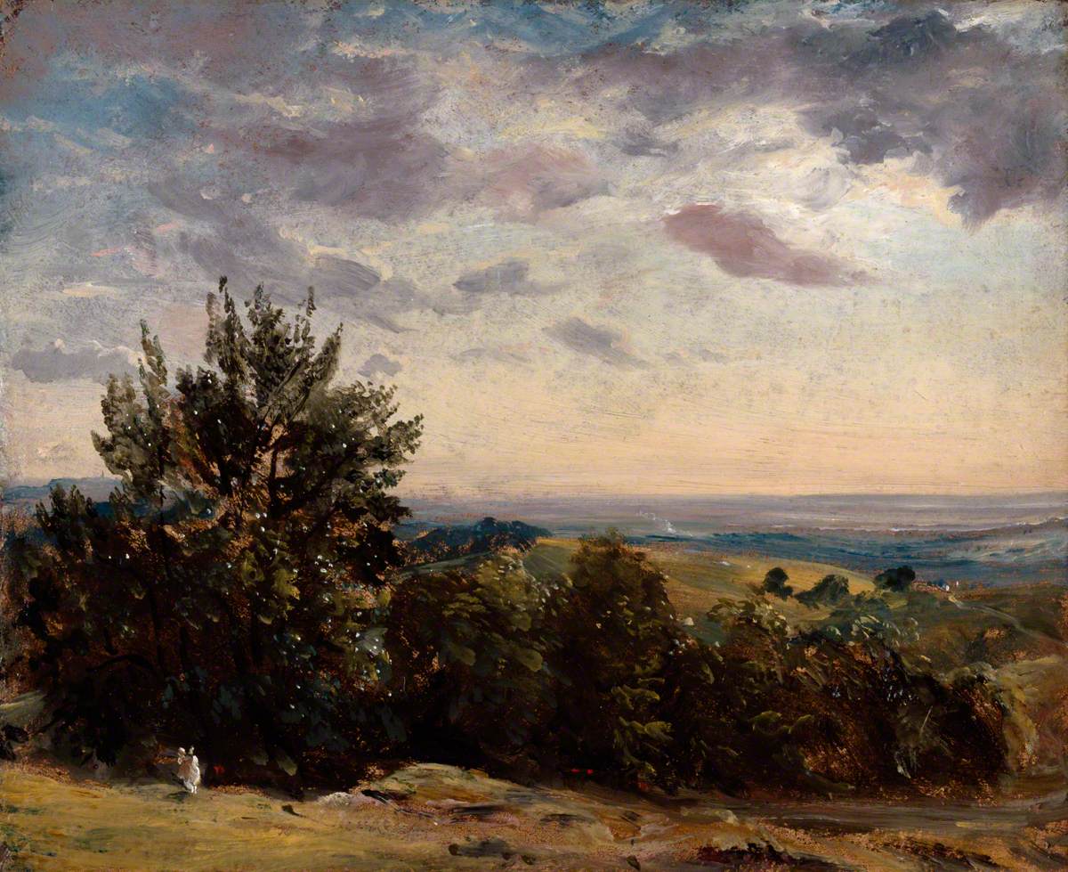Étude de paysage : Hampstead en direction de l'ouest - John Constable