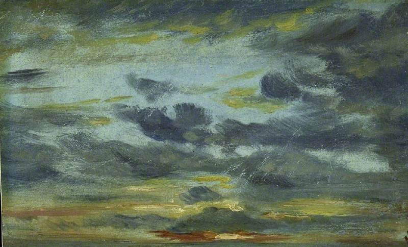 Étude du ciel, coucher de soleil - John Constable