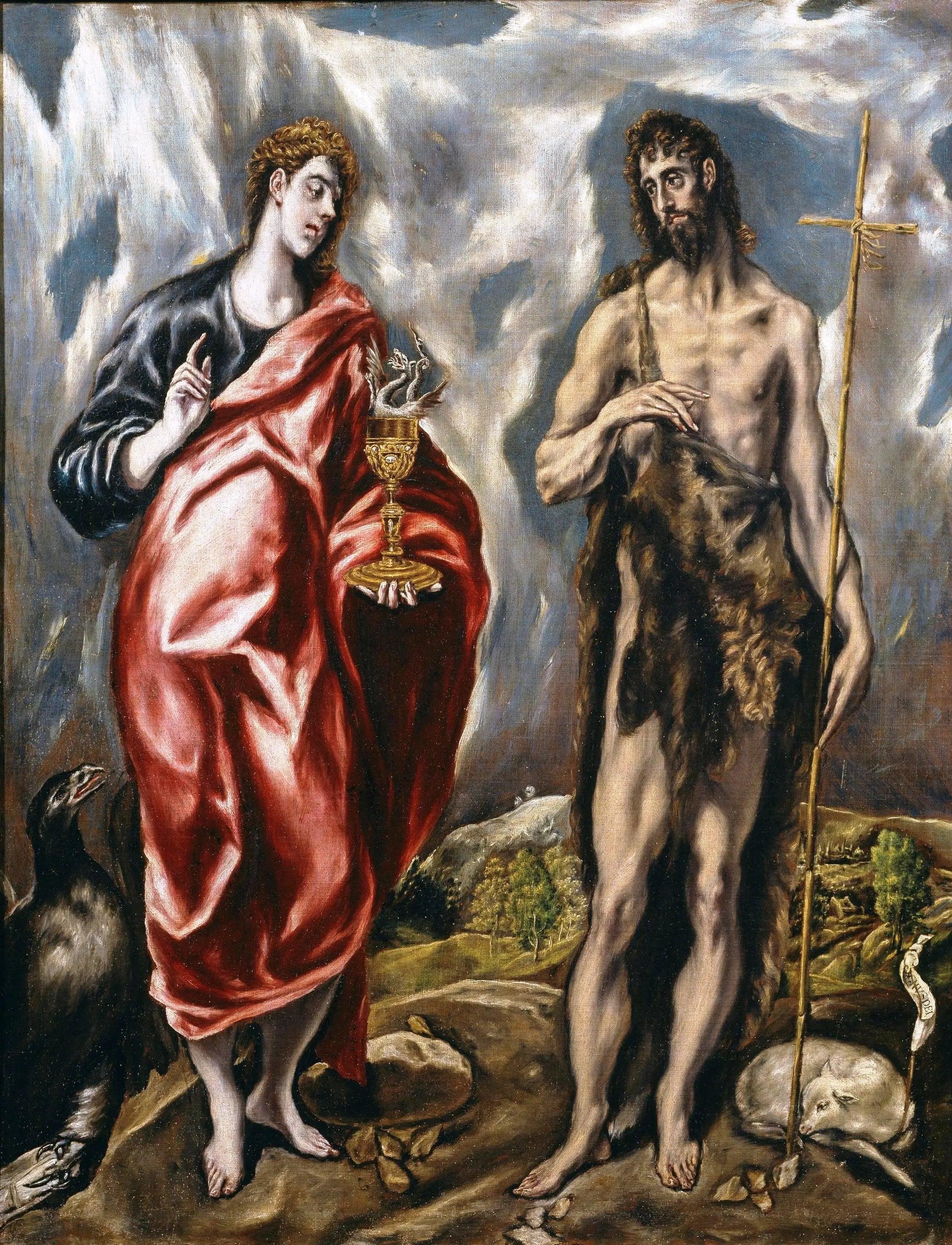 Saint Jean l’Évangéliste et saint Jean-Baptiste - El Greco - Alpha Reproduction