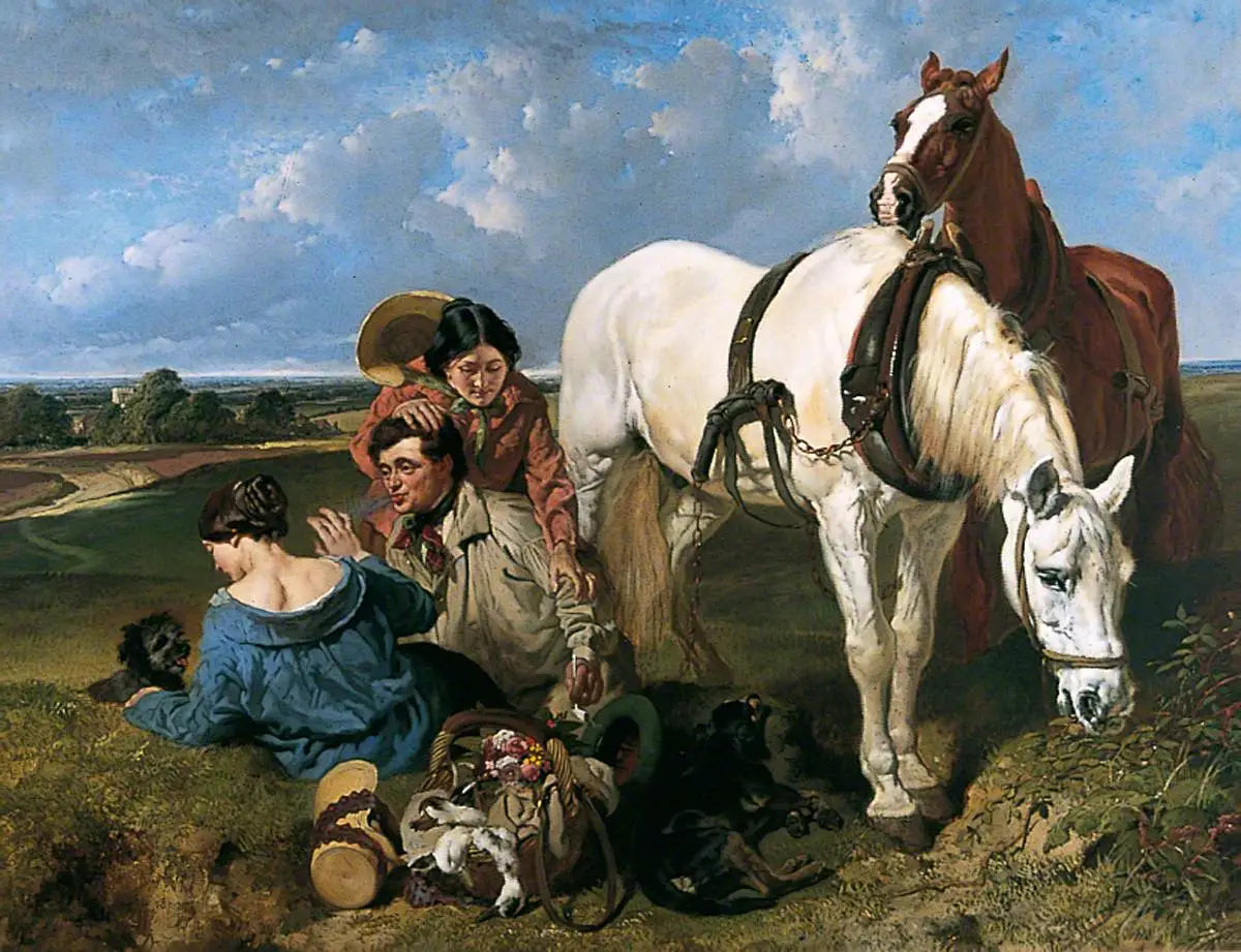 Barney laisse les filles tranquilles - John Frederick Herring Sr. - Alpha Reproduction