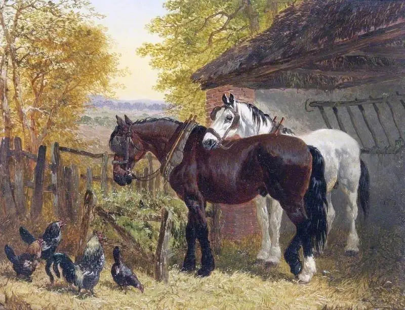 Cour de ferme - John Frederick Herring Sr. - Alpha Reproduction