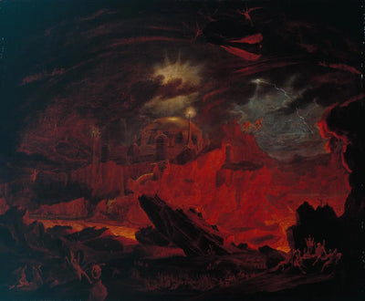 Les anges déchus en enfer - John Martin - Alpha Reproduction
