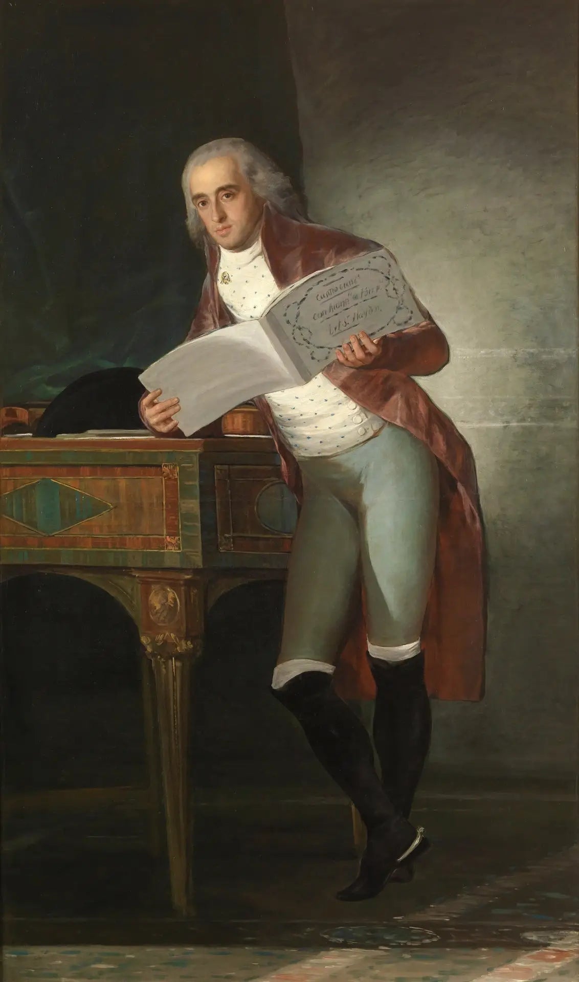 Reproduction du tableau « portrait du duc d'Albe - Francisco de Goya » par Alpha Reproduction en peinture à l’huile