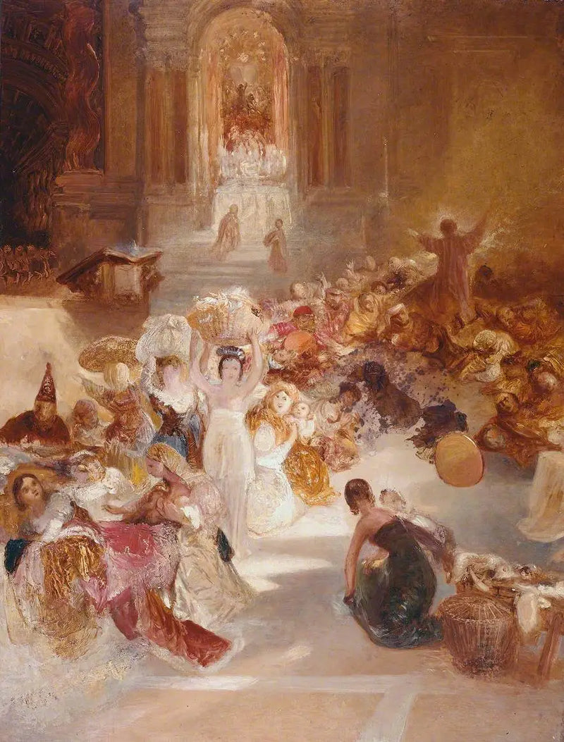 المسيح يطرد التجار من الهيكل - ج. م. و. تيرنر