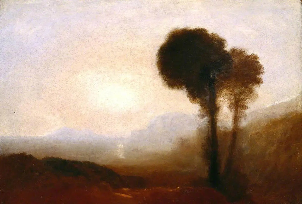Reproduction du tableau « Coast Scene near Naples - J. M. W. Turner » par Alpha Reproduction en peinture à l’huile