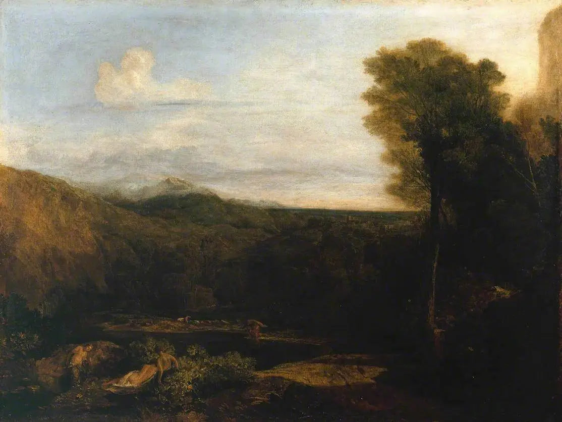 Reproduction du tableau « Narcissus and Echo - J. M. W. Turner » par Alpha Reproduction en peinture à l’huile