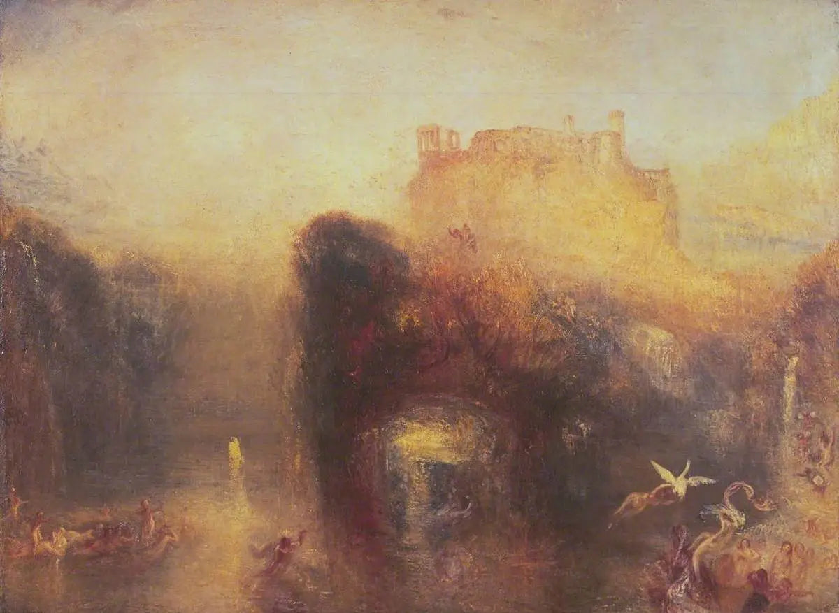 Reproduction du tableau « Queen Mab’s Cave - J. M. W. Turner » par Alpha Reproduction en peinture à l’huile