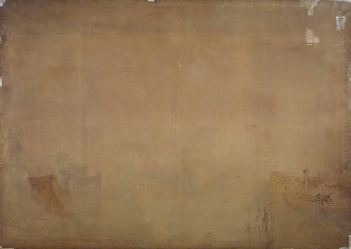 Reproduction du tableau « Seaport in the Grand Style - J. M. W. Turner » par Alpha Reproduction en peinture à l’huile