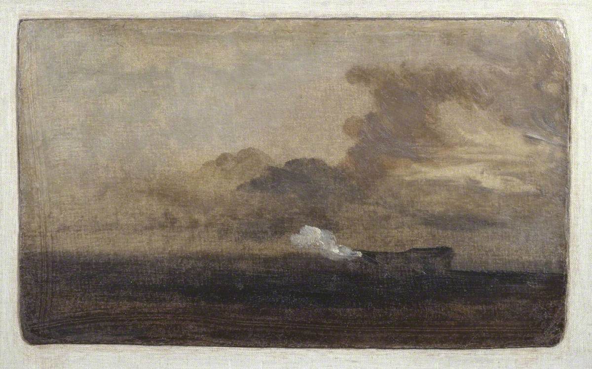 Reproduction du tableau « Seascape with Burning Hulk - J. M. W. Turner » par Alpha Reproduction en peinture à l’huile