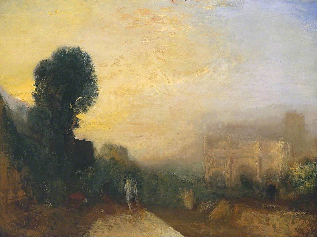 Reproduction du tableau « The Arch of Constantine, Rome - J. M. W. Turner » par Alpha Reproduction en peinture à l’huile