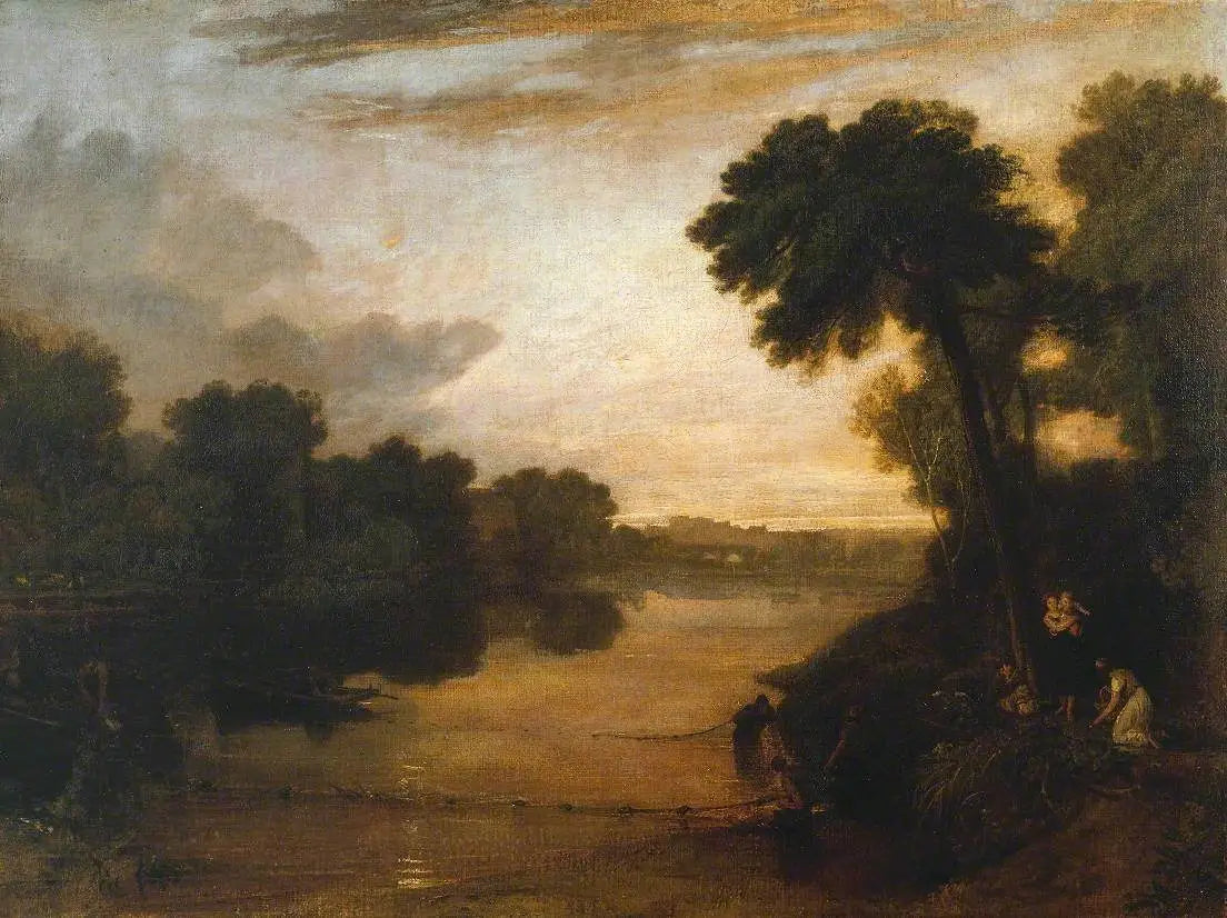 Reproduction du tableau « The Thames near Windsor - J. M. W. Turner » par Alpha Reproduction en peinture à l’huile