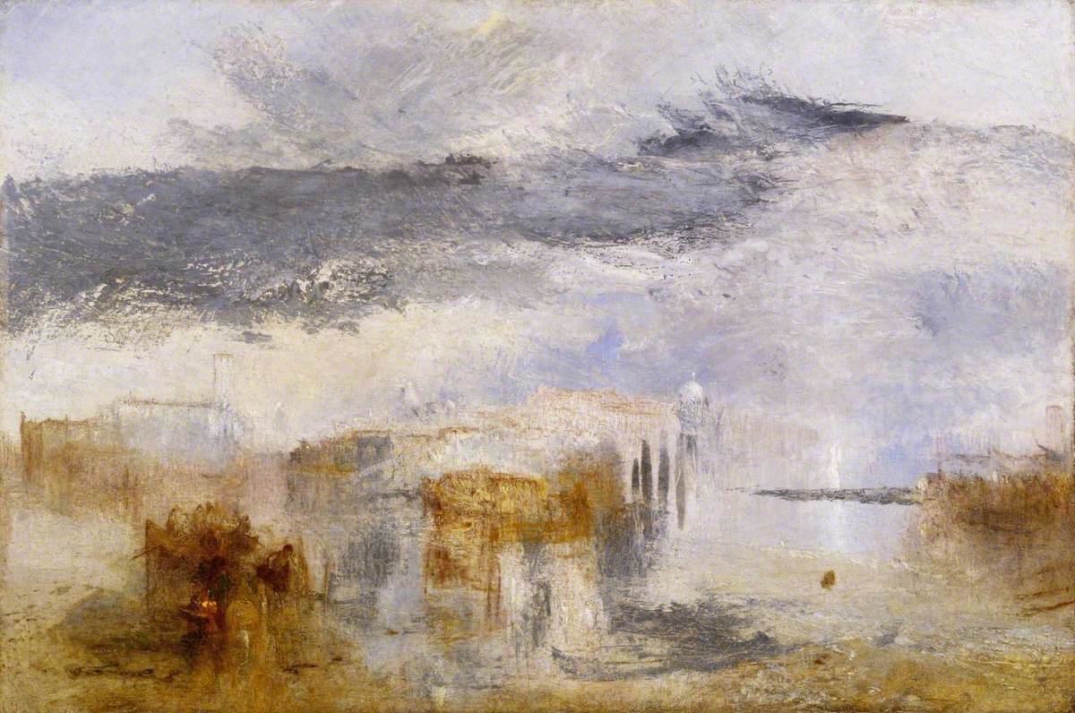 Reproduction du tableau « Venice - Sunset, a Fisher - J. M. W. Turner » par Alpha Reproduction en peinture à l’huile