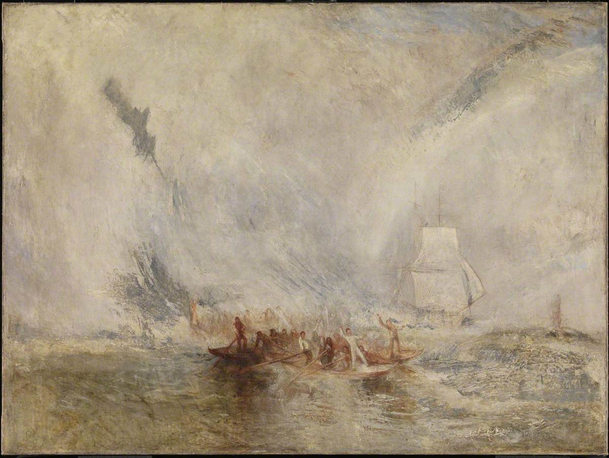 Reproduction du tableau « Whalers - J. M. W. Turner » par Alpha Reproduction en peinture à l’huile