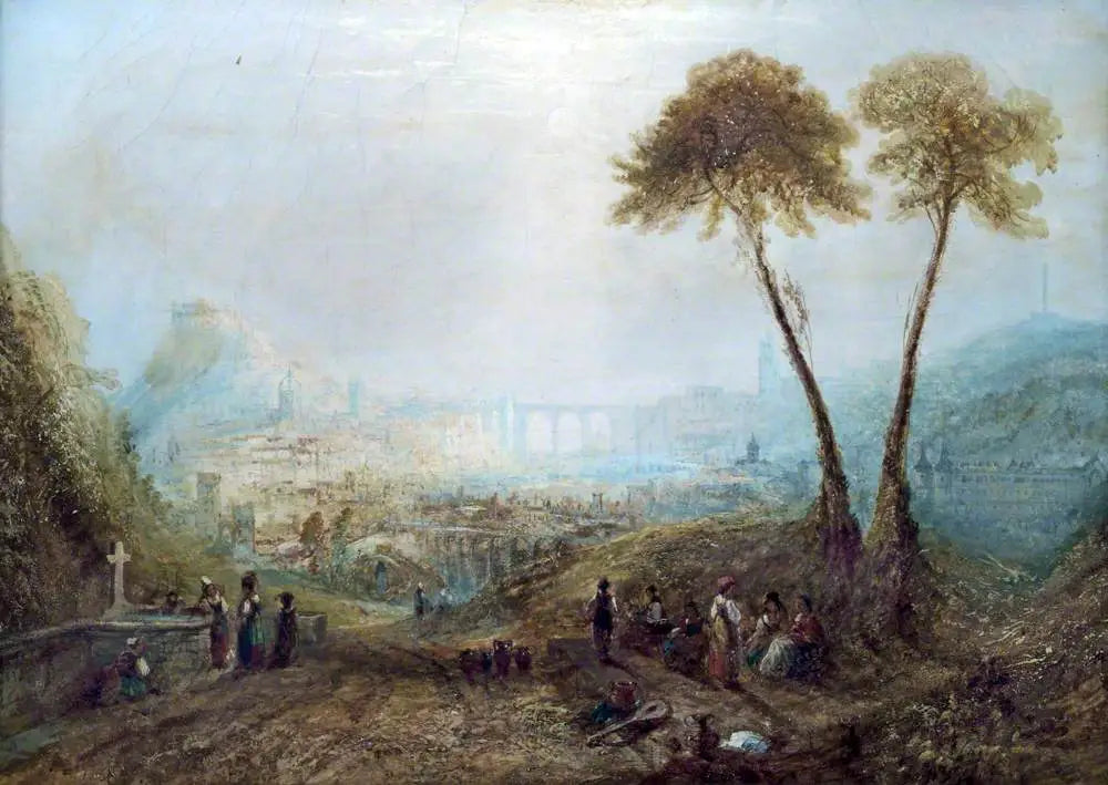 Reproduction du tableau « Scene in Southern France - J. M. W. Turner » par Alpha Reproduction en peinture à l’huile