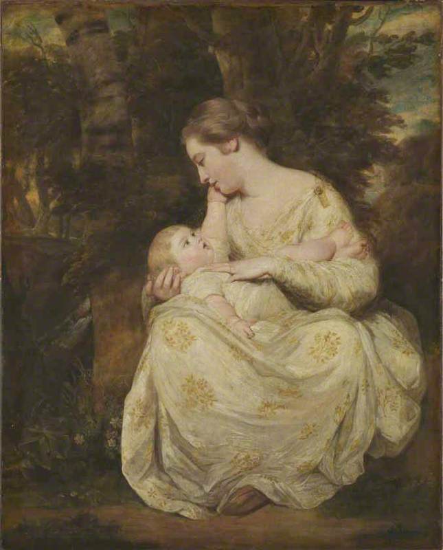 Mme Susanna Hoare et son enfant - Joshua Reynolds