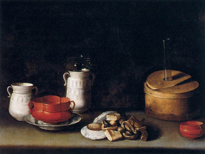 Nature morte avec porcelaine et bonbons - Juan van der Hamen