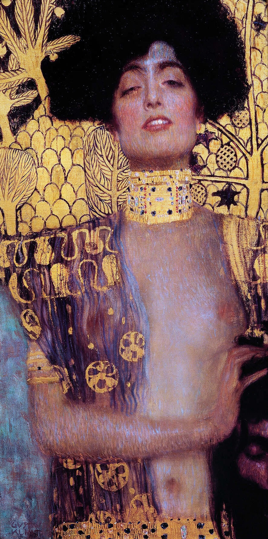 👑✨ جوديث الأولى – غوستاف كليمت (1901)