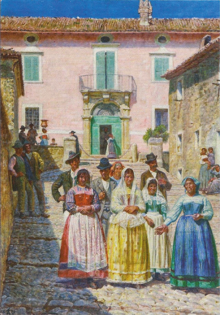 Procession de mariage à Civita d’Antino, Kristian Zahrtmann, 1896