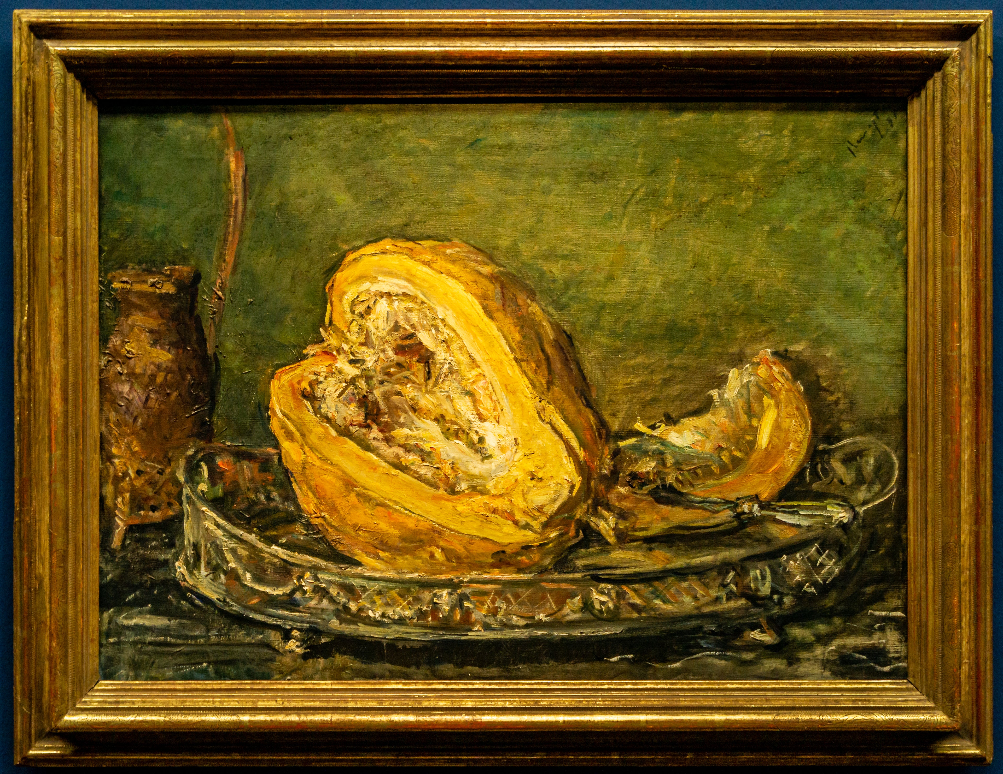 Still life with Melon - Max Slevogt